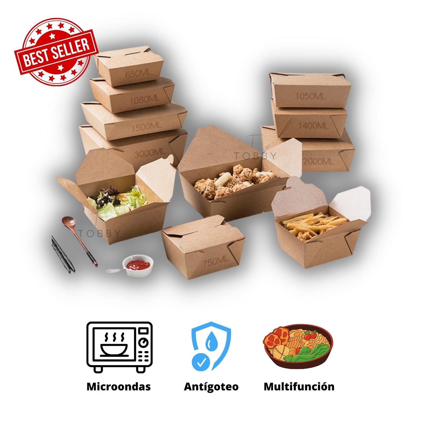 Contenedores de Comida Para Llevar