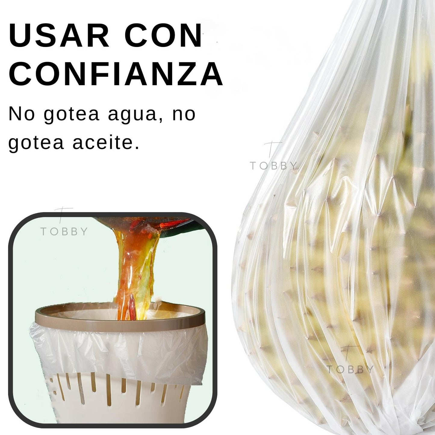 Bolsas Plastico Camiseta 70% Reciclada (PACK AHORRO) - Blanco