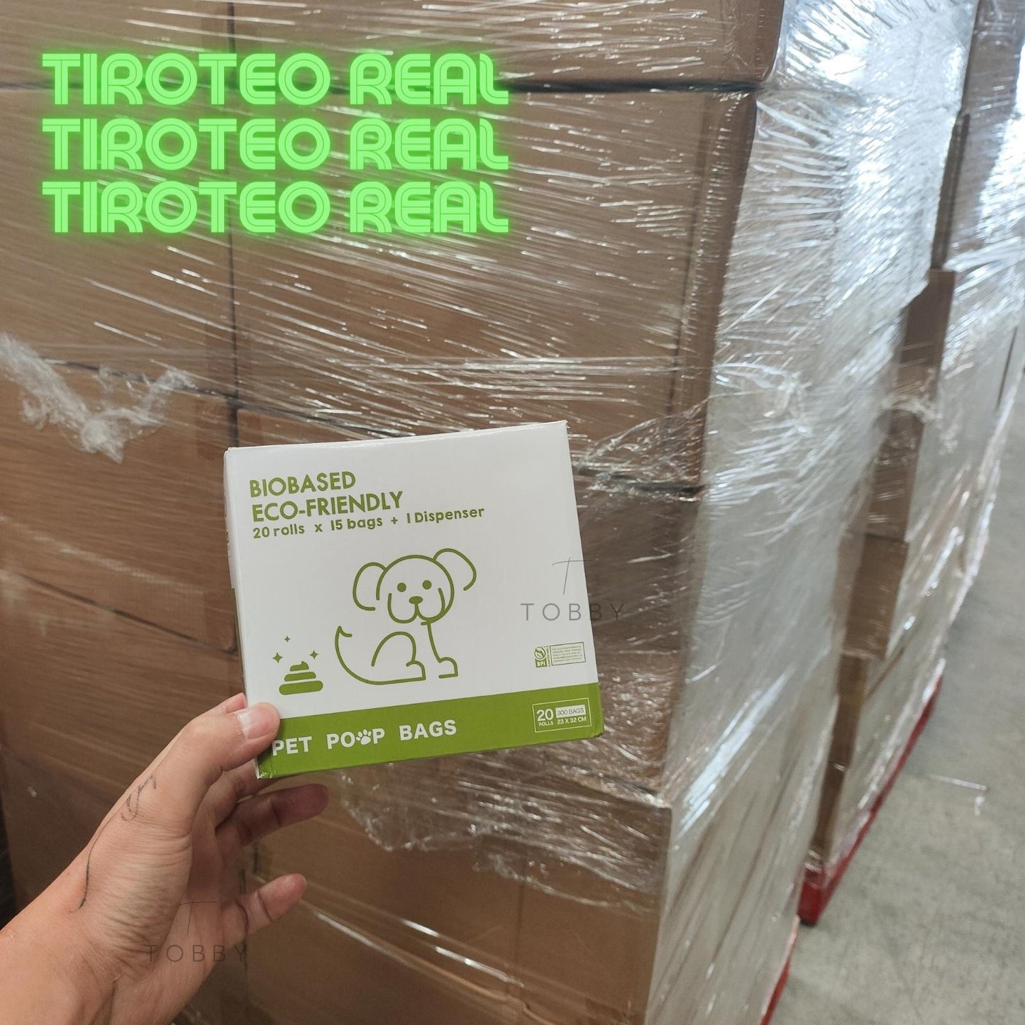 Bolsas Caca Perro ECO-FRIENDLY (360 Bolsas)