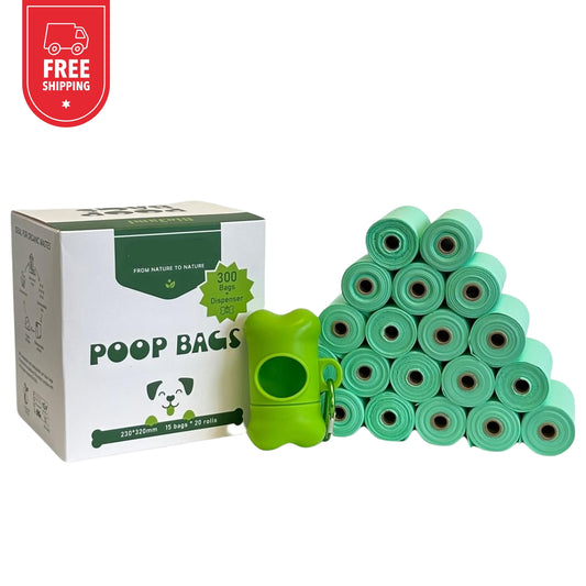 100% BIO Bolsas Recogida Excrementos Perro Compostable